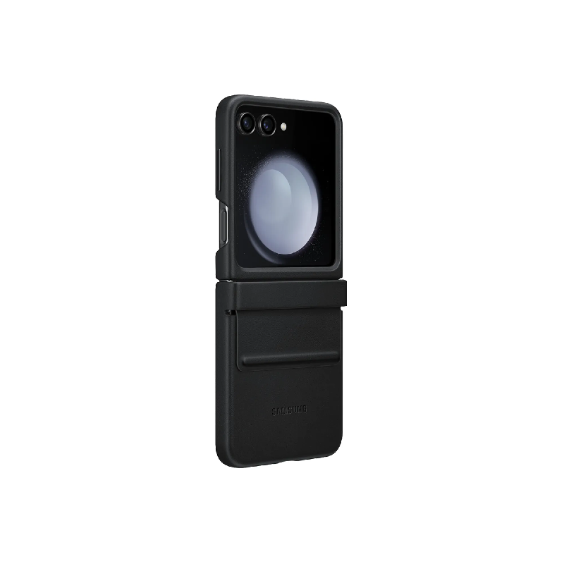 Чехол Samsung Flap Eco-Leather Case для Z Flip5 цвет: Чёрный (Black)