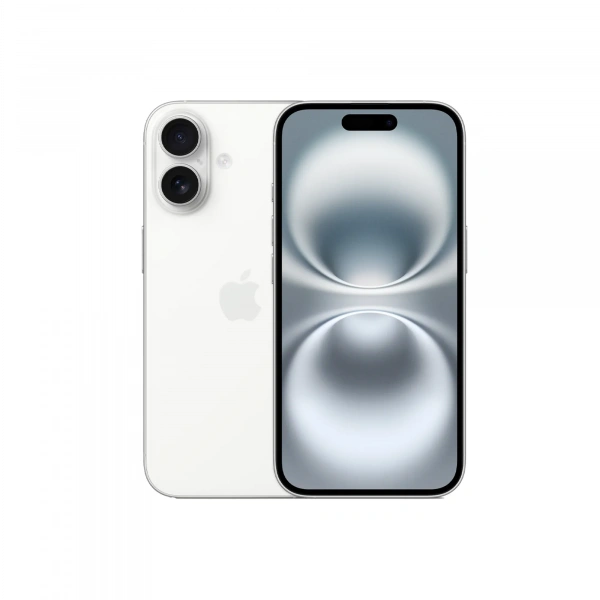 Смартфон Apple iPhone 16 128 ГБ Nano Sim + eSIM, цвет: белый (White)