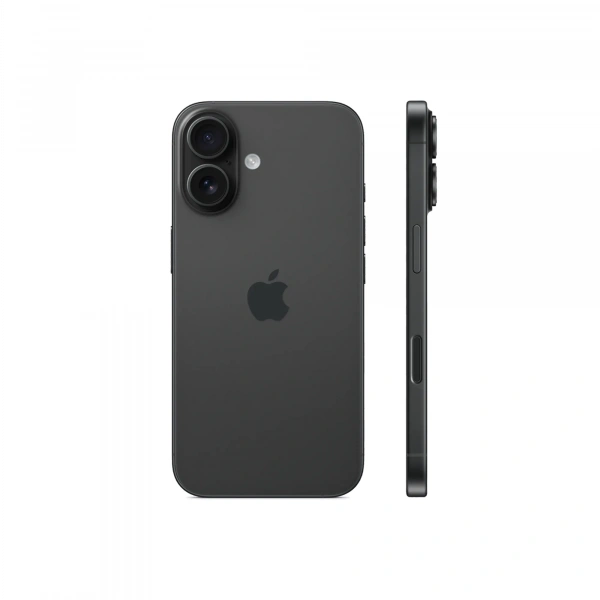 Смартфон Apple iPhone 16 128 ГБ Nano Sim + eSIM, цвет: чёрный (Black)