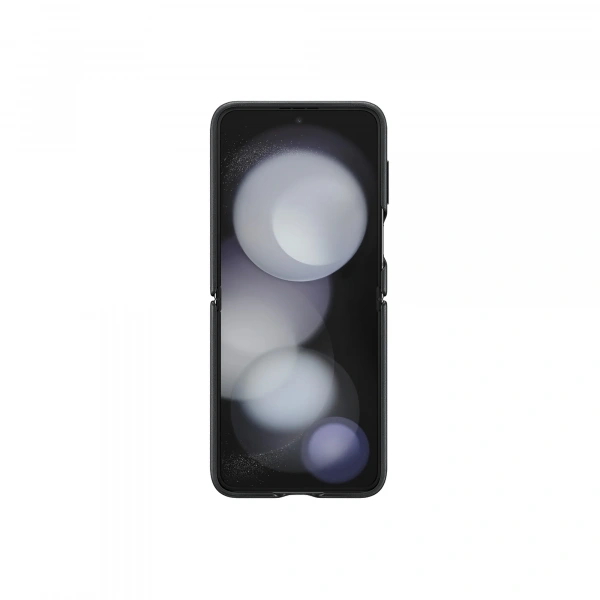 Чехол Samsung Flap Eco-Leather Case для Z Flip5 цвет: Чёрный (Black)