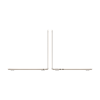 Ноутбук Apple MacBook Air 13.6" (M4, 16 ГБ, 256 ГБ SSD) Старлайт (MW0Y3)