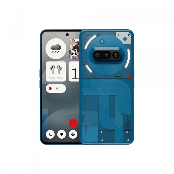 Смартфон Nothing Phone (3a) 8/128 ГБ, Dual: Nano-SIM, цвет: голубой (Blue)